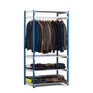 Rayonnage Porte-cintres Mix Rang'Eco  - 1
