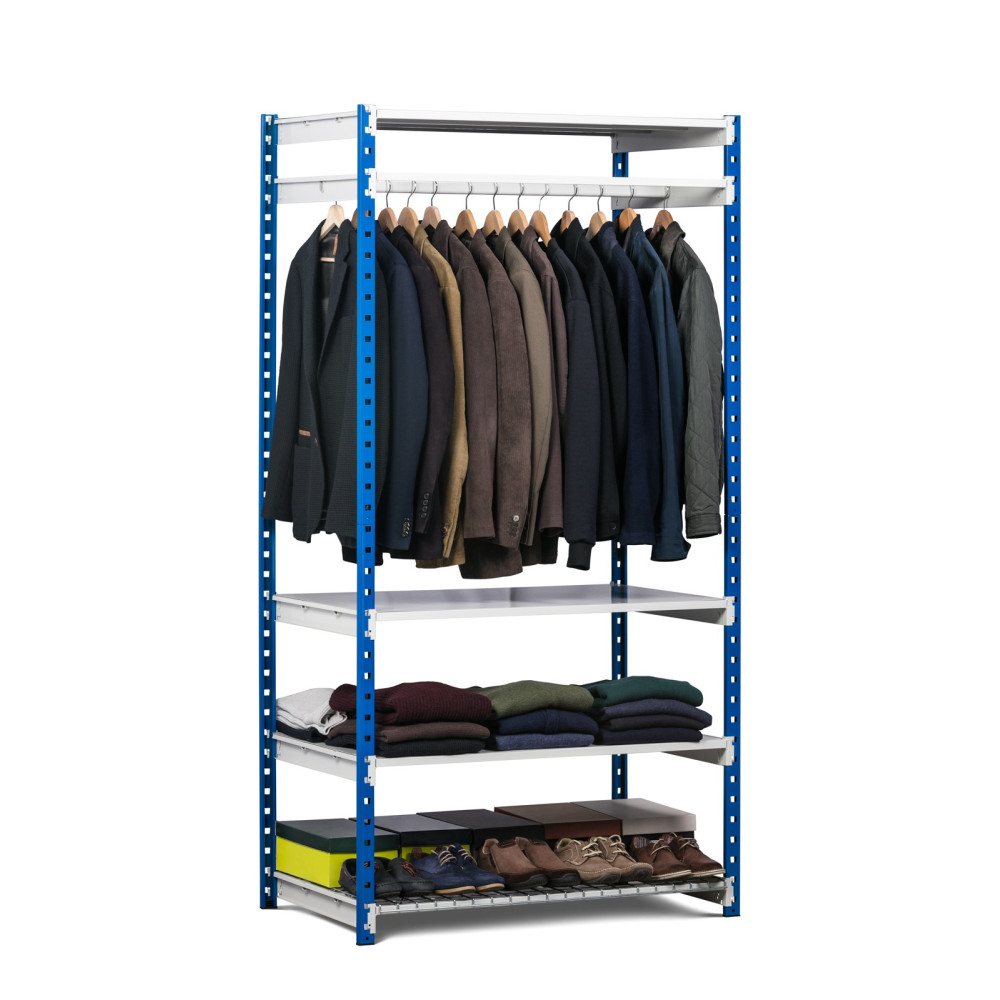 Rayonnage Porte-cintres Mix Rang'Eco  - 1